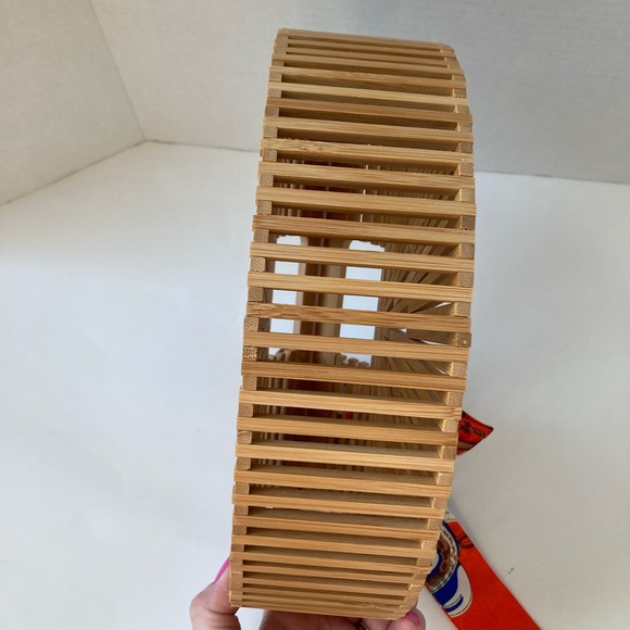 🎉Host Pick🎉 Like New Vintga Bamboo Purse W/ Scarf - Picture 6 of 9